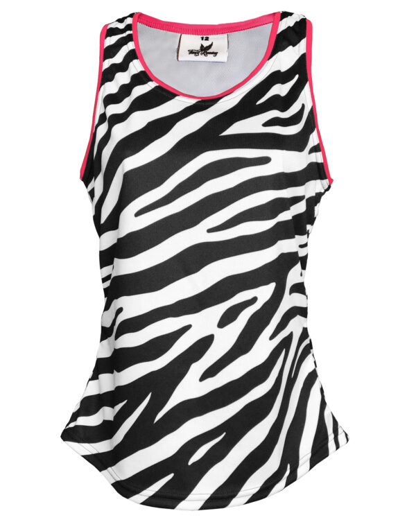 Fancy Running - Zebra Print Running Vest