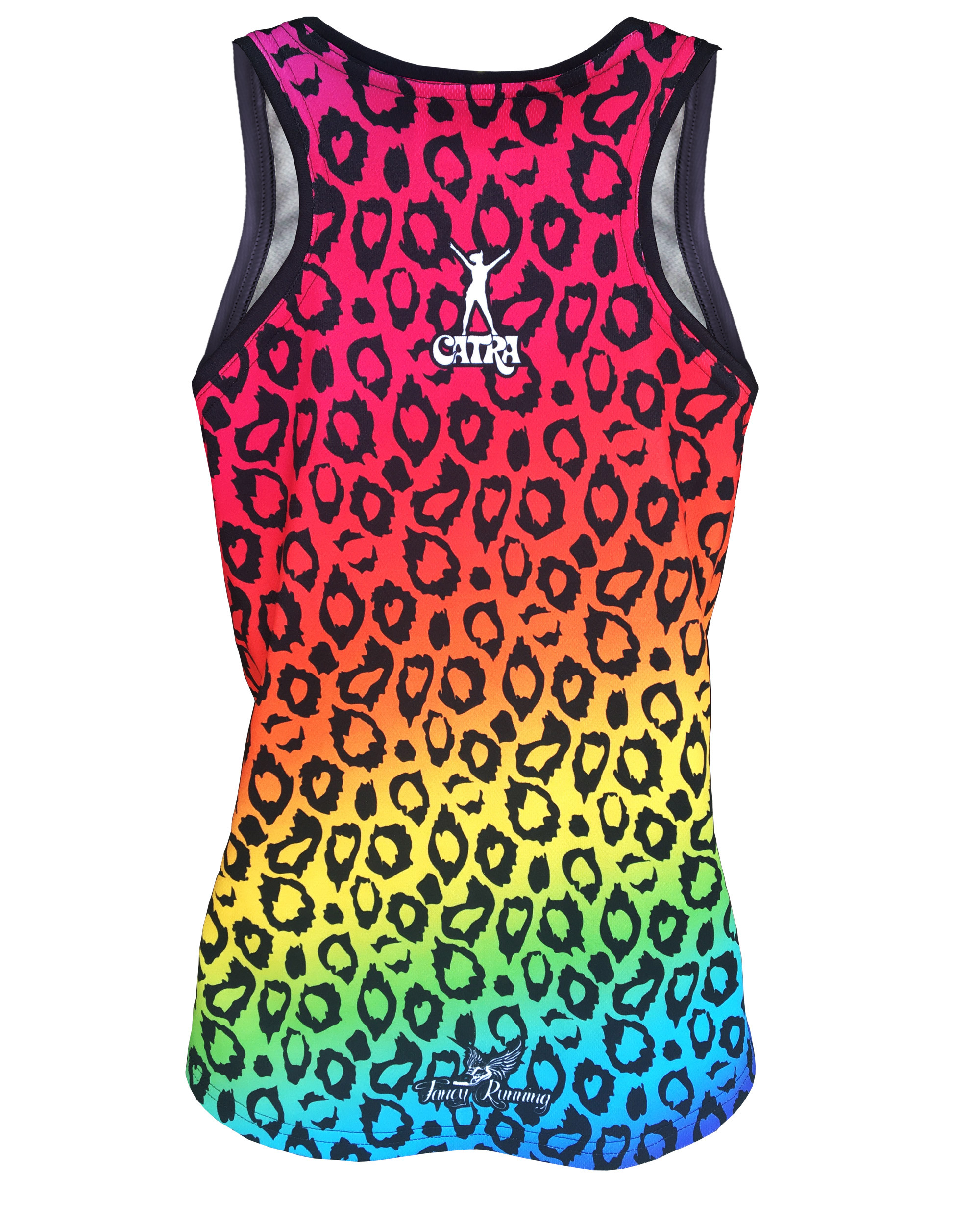 Rainbow Leopard Vest | Fancy Running